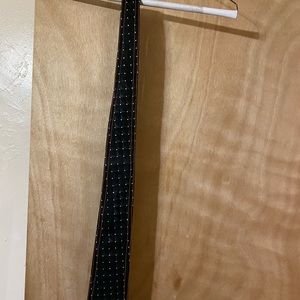 Black & Silver Polkadot Tie